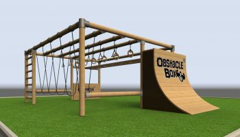 Klauterconstructie met Quaterpipe